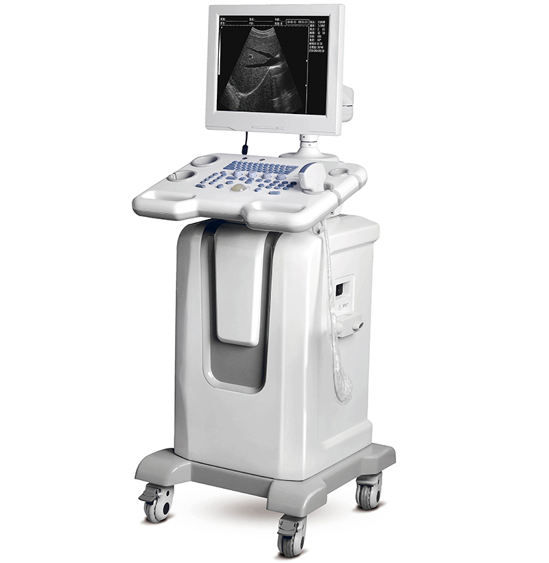 SM-850 carro negro y blanco sistema dignóstico de ultrasonido-1