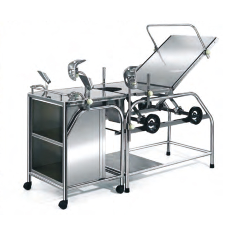 Mesa de ginecología de acero inoxidable SM-P65